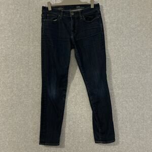 J Crew Toothpick Ankle Jeans Resin Rinse sz 28 Womens